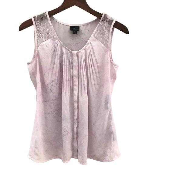 Ice Tie Dye Worthington Petites Tank Top Blouse Size Small - Picture 1 of 4